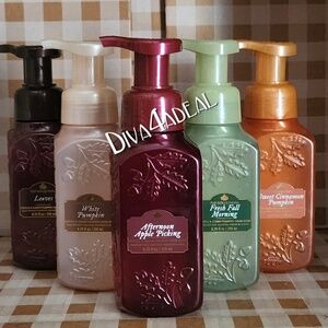 5X Bath & Body Works FALL 2025 Foam Hand 8.75 FL OZ Soaps Bundle